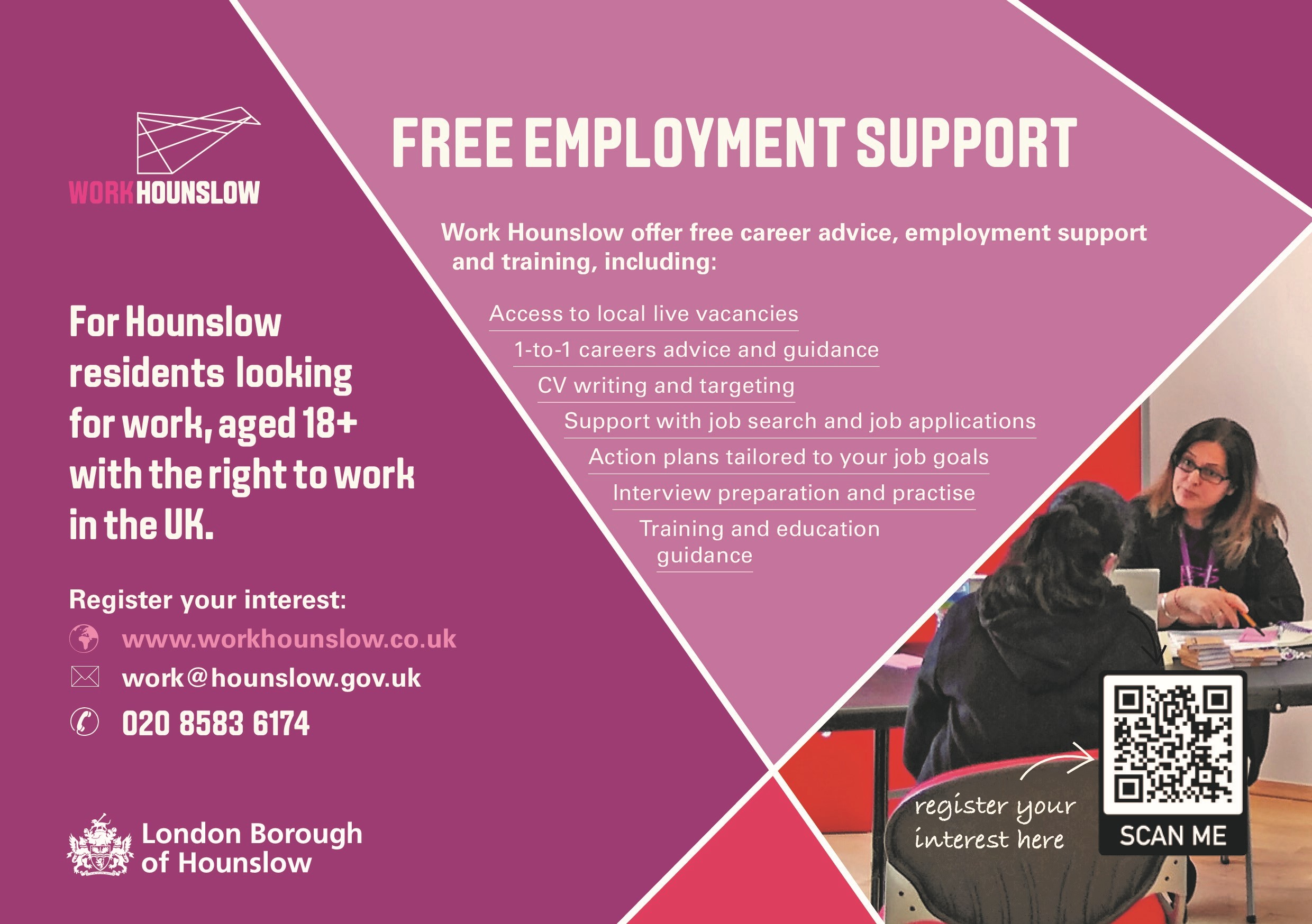Work Hounslow Employment support service